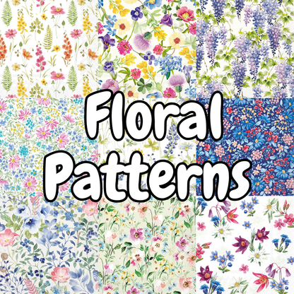 Decoupage Napkin Bundle - Floral Patterns