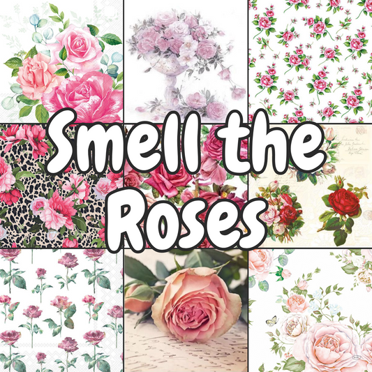 Decoupage Napkin Value Bundle - Smell the Roses