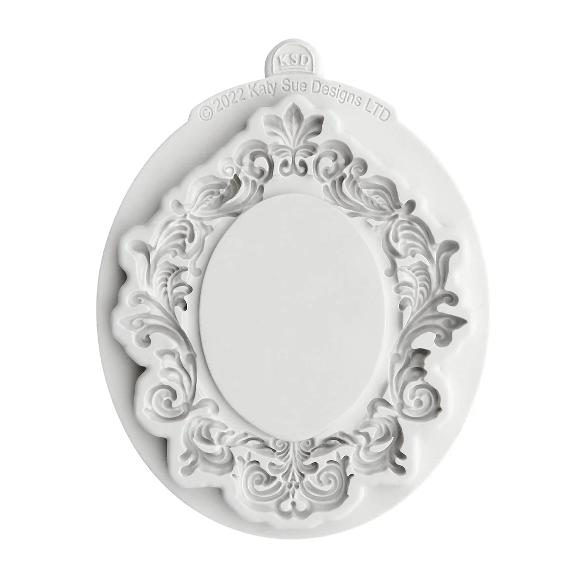Cosmic Shimmer Large Oval Vintage Frame Silicone Mould
