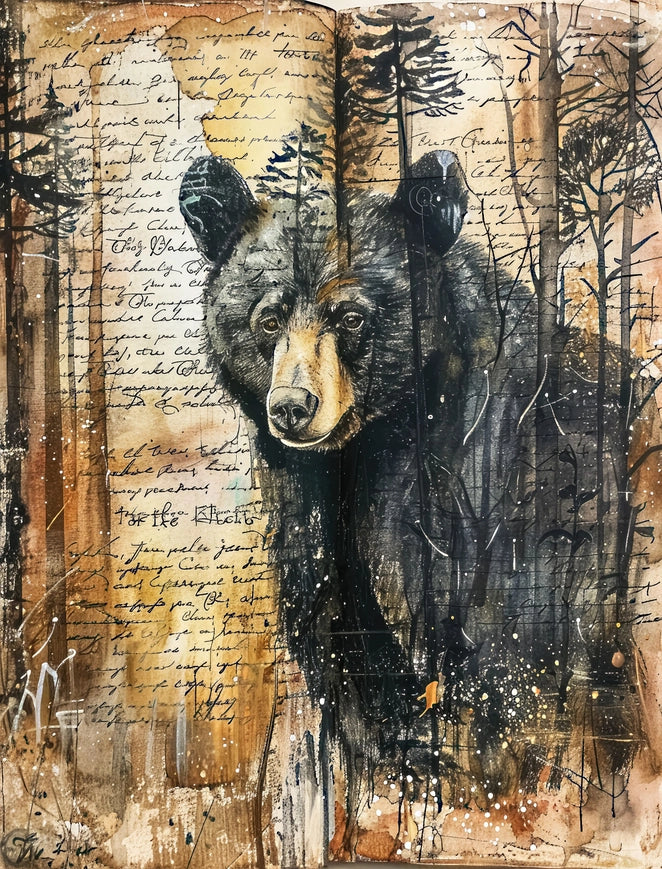 Craft Kreatively Rice Paper A4 Value Pack of 6 - Bears