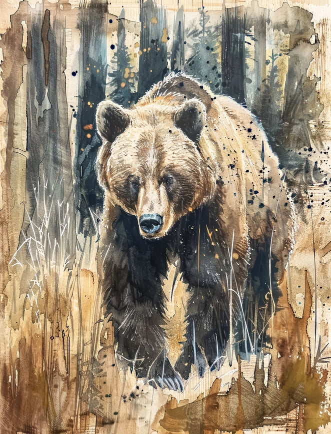 Craft Kreatively Rice Paper A4 Value Pack of 6 - Bears