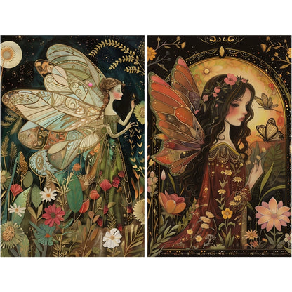 Craft Kreatively Rice Paper A4 Value Pack of 6 - Fairies