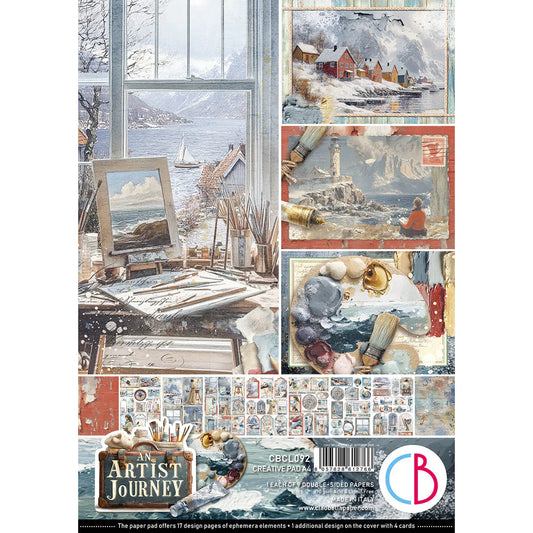 Creative Pad A4 9/Pkg - An Artist Journey