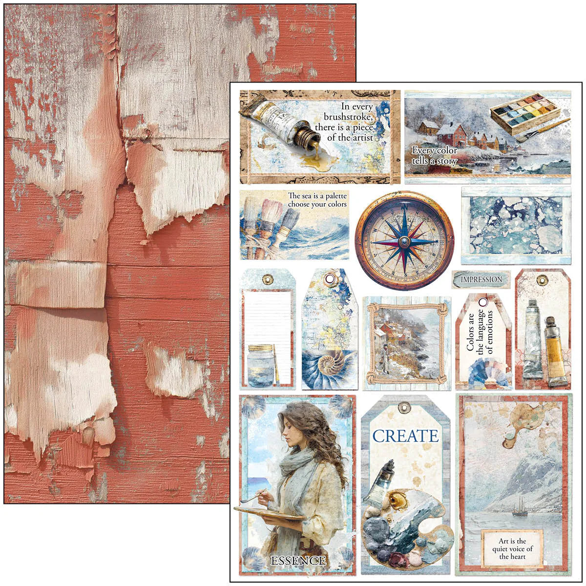 Creative Pad A4 9/Pkg - An Artist Journey