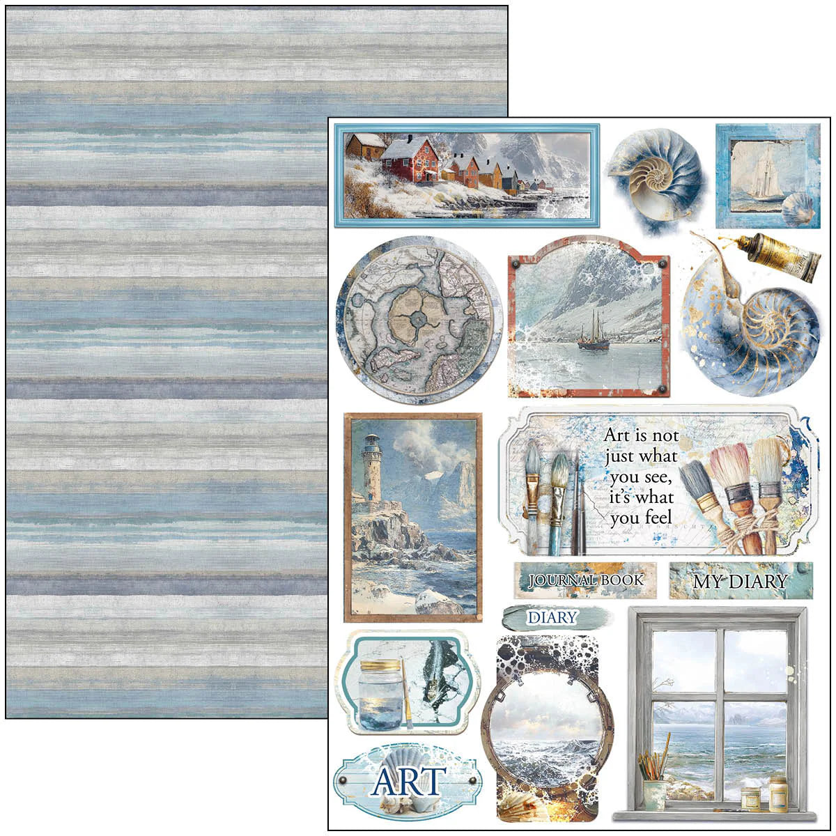 Creative Pad A4 9/Pkg - An Artist Journey