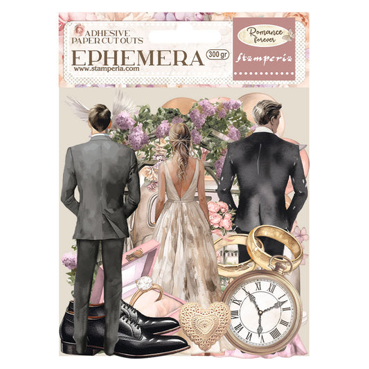 Stamperia Adhesive Ephemera - Romance Forever, Ceremony