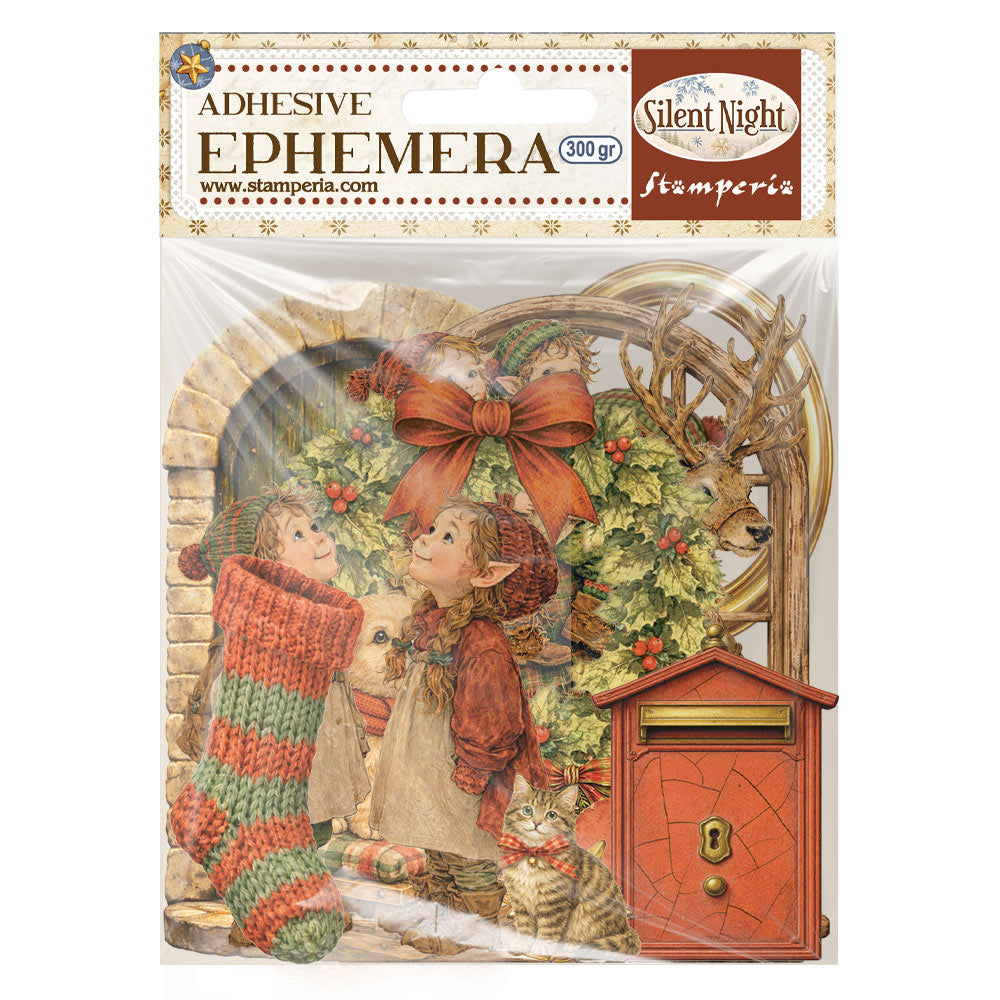 Stamperia Adhesive Ephemera - Silent Night