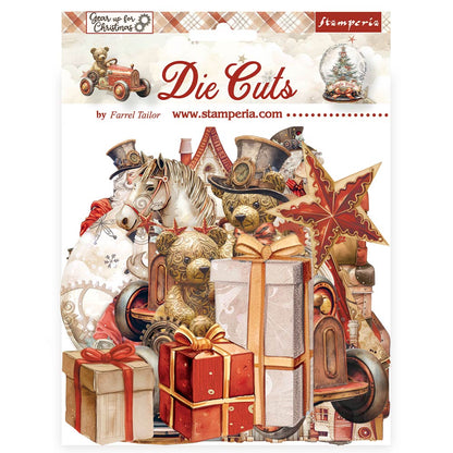 Stamperia Assorted Die Cuts - Gear Up For Christmas