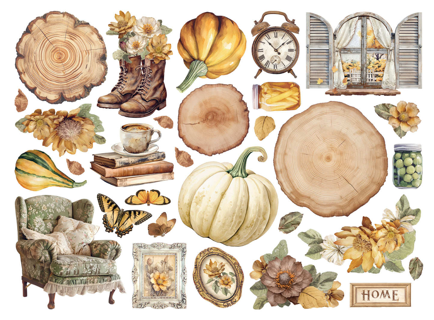 Stamperia Assorted Die Cuts - Golden Harmony