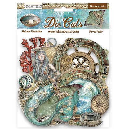 Stamperia Assorted Die Cuts - Songs of the Sea, Creatures