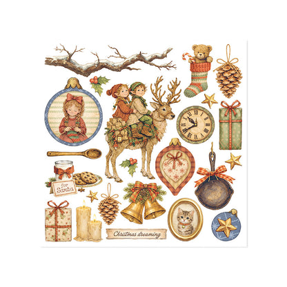 Stamperia Rub On Kit - Silent Night