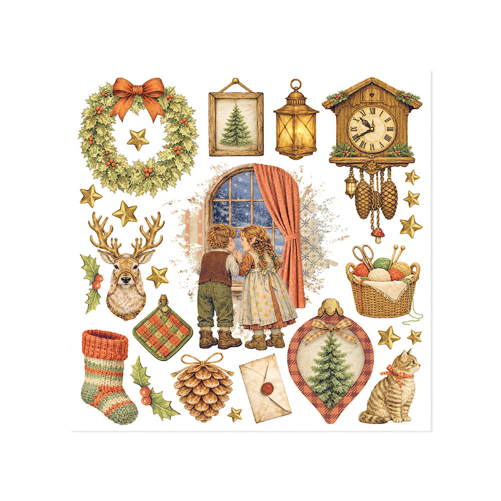 Stamperia Rub On Kit - Silent Night