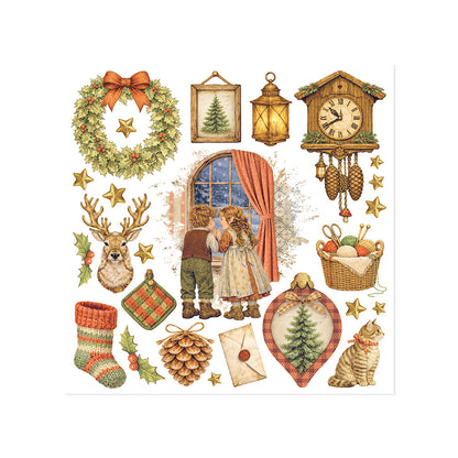 Stamperia Rub On Kit - Silent Night