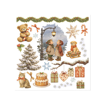 Stamperia Rub On Kit - Silent Night