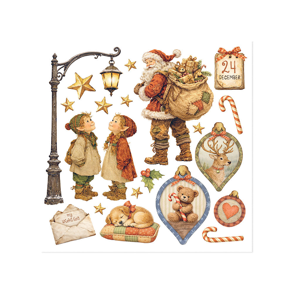 Stamperia Rub On Kit - Silent Night