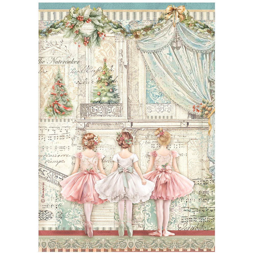 Stamperia Rice Paper A4 - The Nutcracker, Ballet