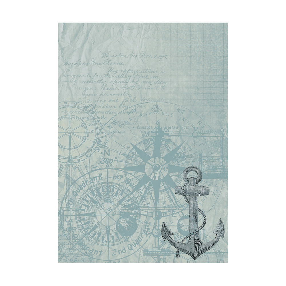 Stamperia Rice Paper A6 Value Pack Backgrounds- Sea Land