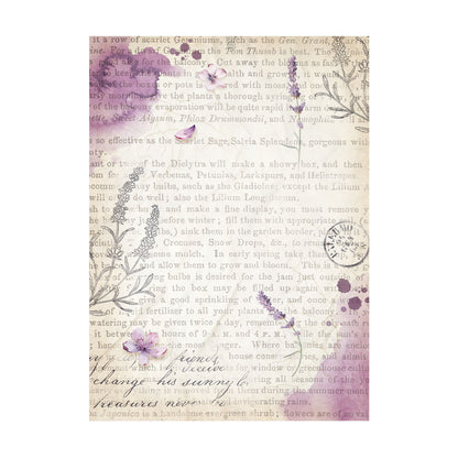 Stamperia Rice Paper A6 Value Pack Backgrounds- Lavender