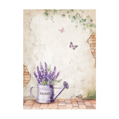 Stamperia Rice Paper A6 Value Pack Backgrounds- Lavender