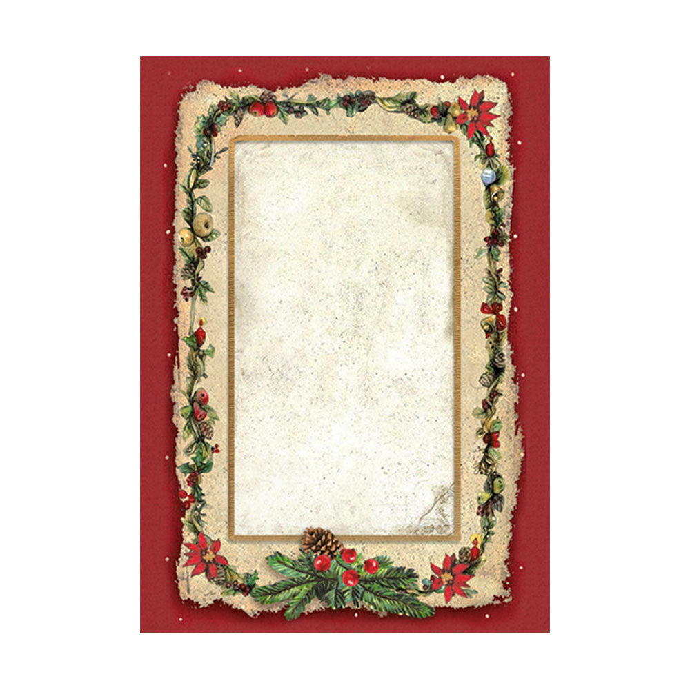 Stamperia Rice Paper A6 Value Pack Backgrounds- Classic Christmas