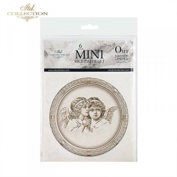 Decoupage Mini Rice Paper Set - Angels in Frames II – Ninnys Napkins