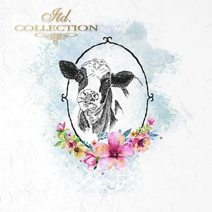 Decoupage Mini Rice Paper Set - Animal Portraits