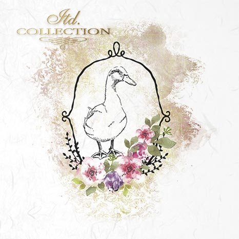 Decoupage Mini Rice Paper Set - Animal Portraits