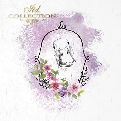 Decoupage Mini Rice Paper Set - Animal Portraits