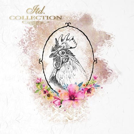 Decoupage Mini Rice Paper Set - Animal Portraits II