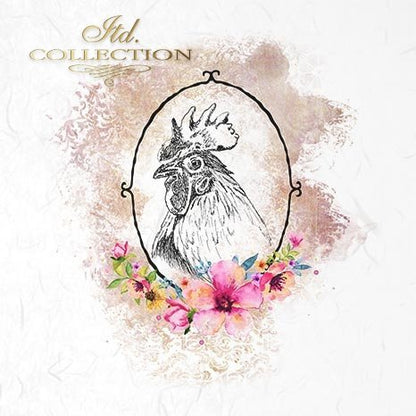 Decoupage Mini Rice Paper Set - Animal Portraits II