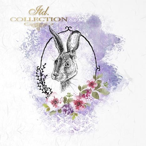 Decoupage Mini Rice Paper Set - Animal Portraits II