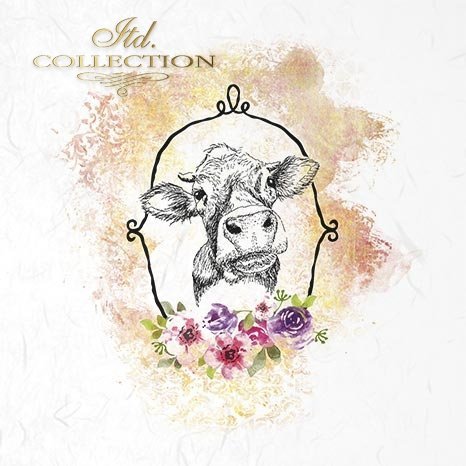 Decoupage Mini Rice Paper Set - Animal Portraits II