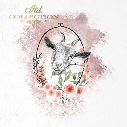 Decoupage Mini Rice Paper Set - Animal Portraits II