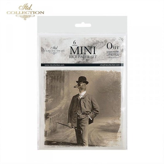 Decoupage Mini Rice Paper Set - Animals in Costume