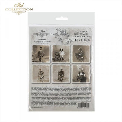 Decoupage Mini Rice Paper Set - Animals in Costume