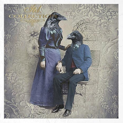 Decoupage Mini Rice Paper Set - Animals in Costume III