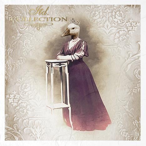 Decoupage Mini Rice Paper Set - Animals in Costume III