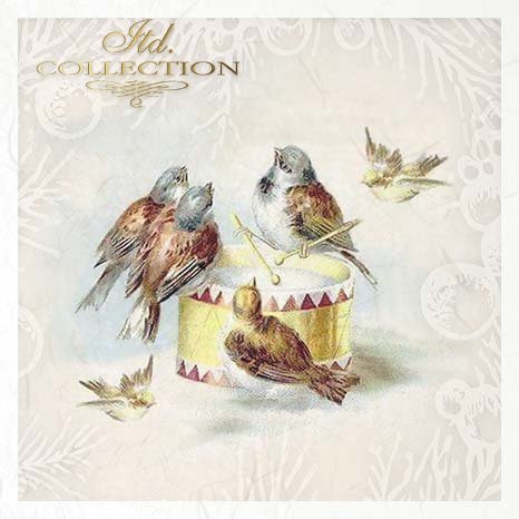 Decoupage Mini Rice Paper Set - Birds