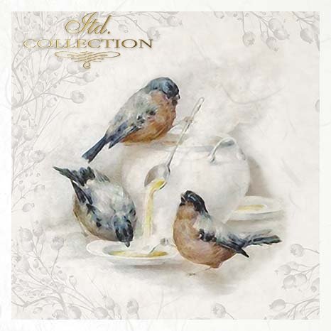 Decoupage Mini Rice Paper Set - Birds