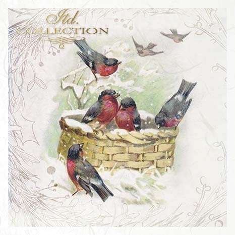 Decoupage Mini Rice Paper Set - Birds