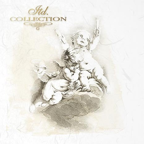 Decoupage Mini Rice Paper Set - Cupid