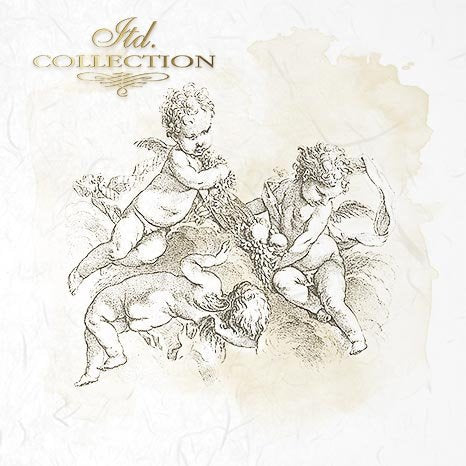 Decoupage Mini Rice Paper Set - Cupid