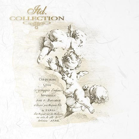 Decoupage Mini Rice Paper Set - Cupid