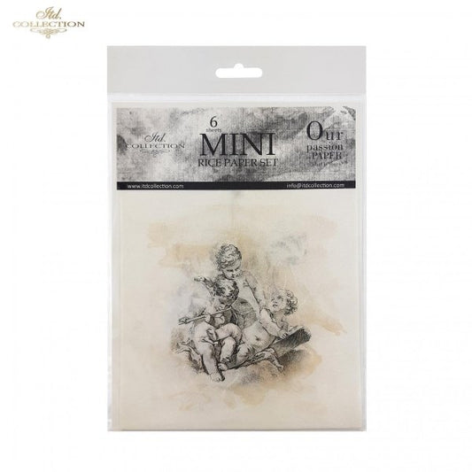 Decoupage Mini Rice Paper Set - Cupid II