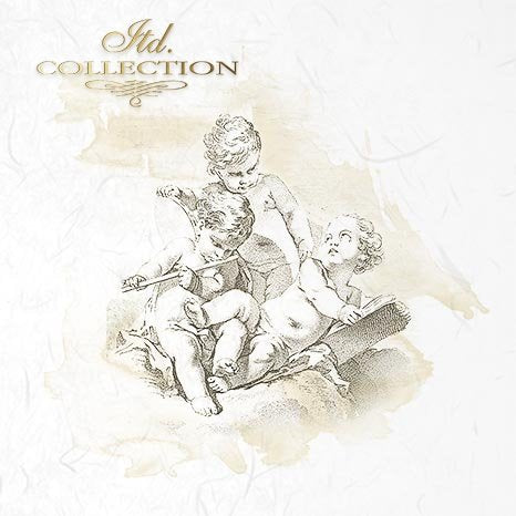 Decoupage Mini Rice Paper Set - Cupid II