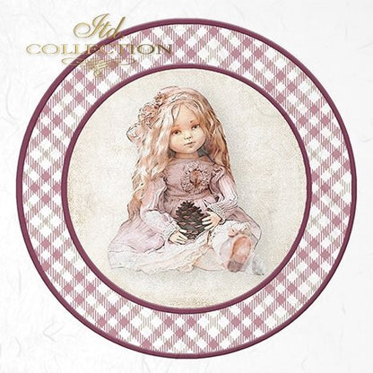 Decoupage Mini Rice Paper Set - Dolls and Toys