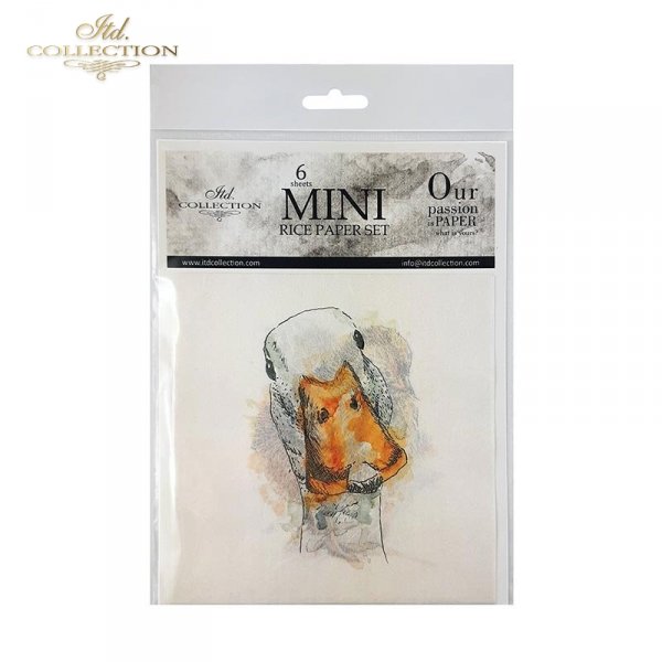 Decoupage Mini Rice Paper Set - Ducks