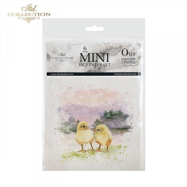 Decoupage Mini Rice Paper Set - Easter Animals