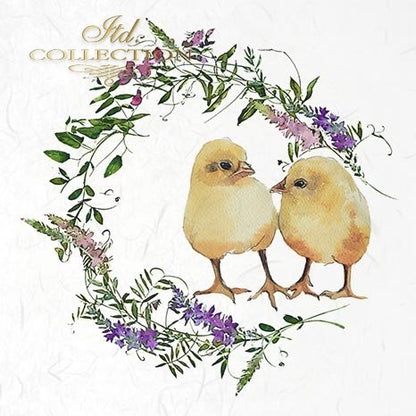 Decoupage Mini Rice Paper Set - Easter Animals II