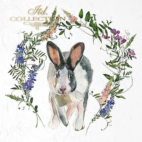 Decoupage Mini Rice Paper Set - Easter Animals II